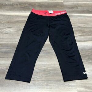 Nike prob black Capri style pants  leggings size large